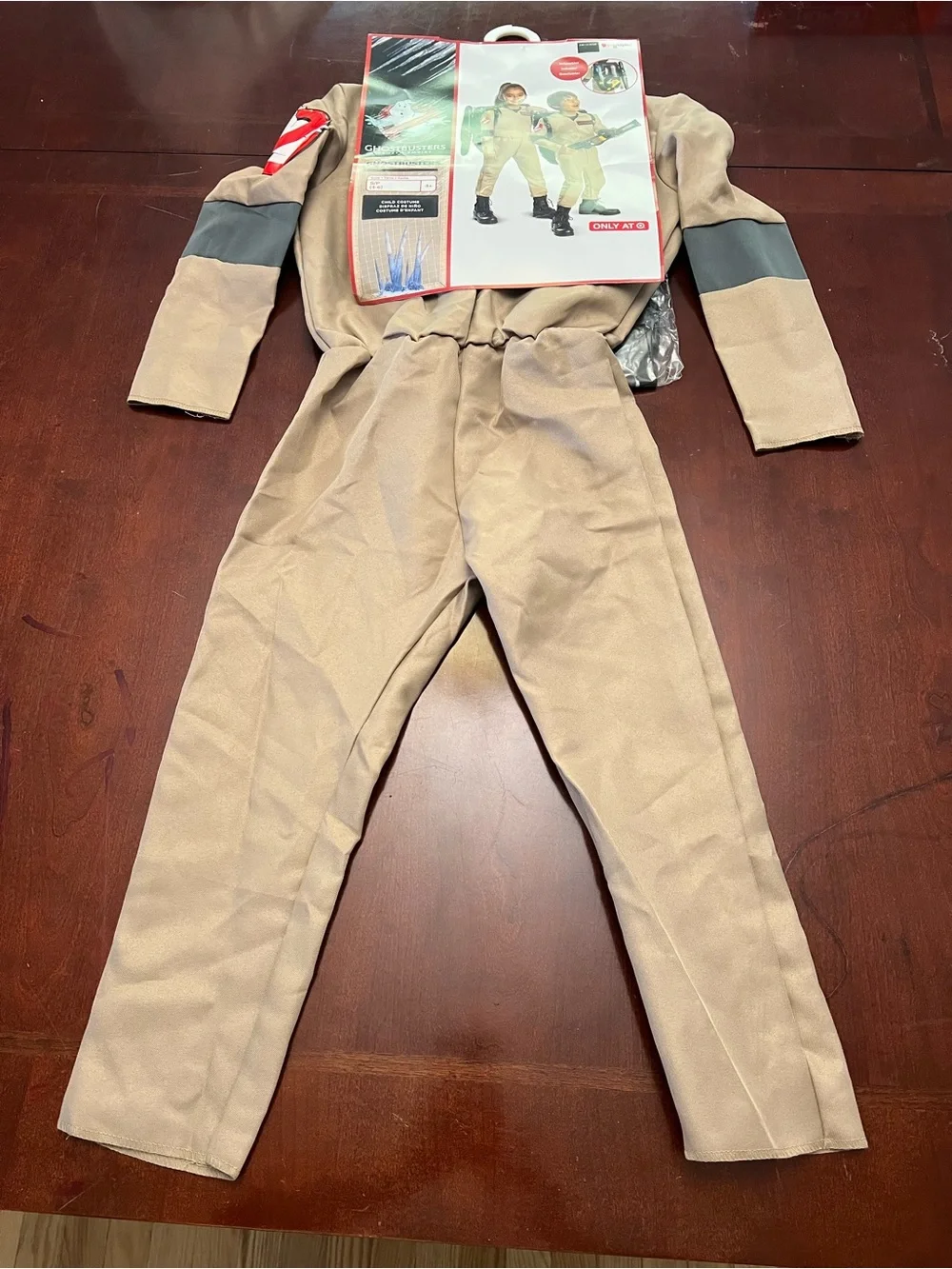 Ghost Buster Jumpsuit Costume with Inflatable Proton Pack